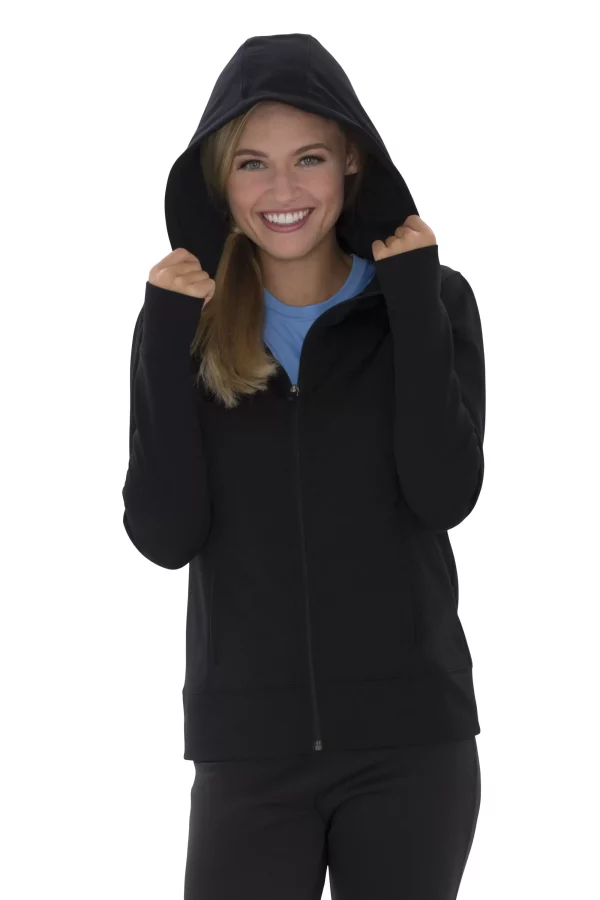 ATC Game Day Fleece Full Zip Hooded Ladies' Sweatshirt. L2004