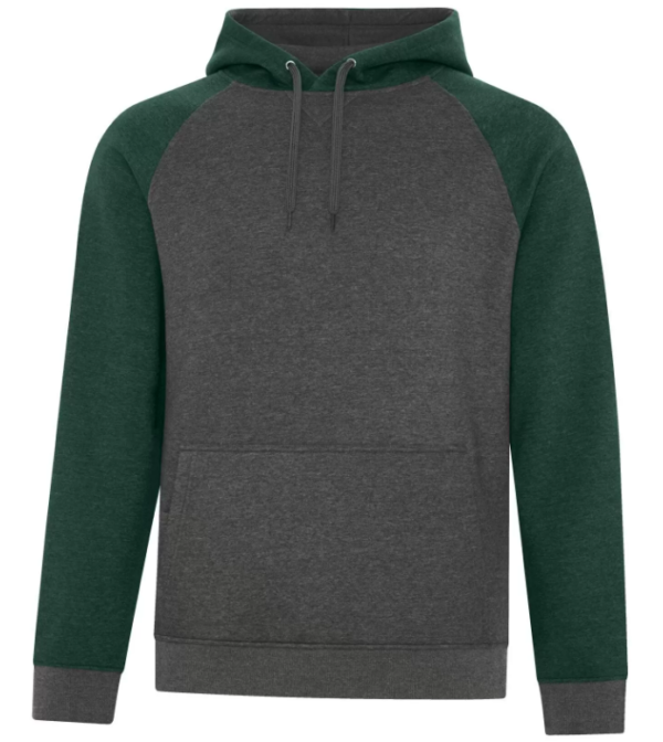 ESACTIVE® VINTAGE TWO TONE HOODED SWEATSHIRT. F2044