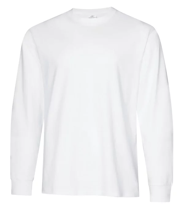 ATC Everyday Ring Spun Cotton Long Sleeve Tee. ATC2015 - Image 2