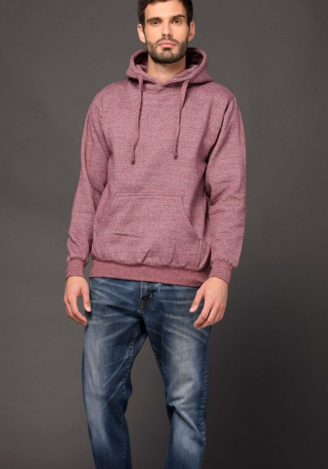 767 – Adult Heavy Weight Marled Hoodie