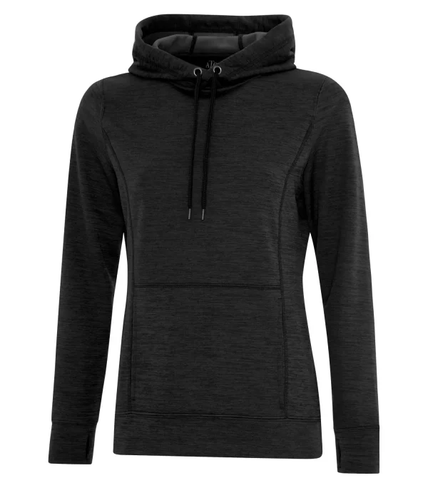 ATC Dynamic Heather Fleece Hooded Ladies' Sweatshirt. L2033 - Image 2