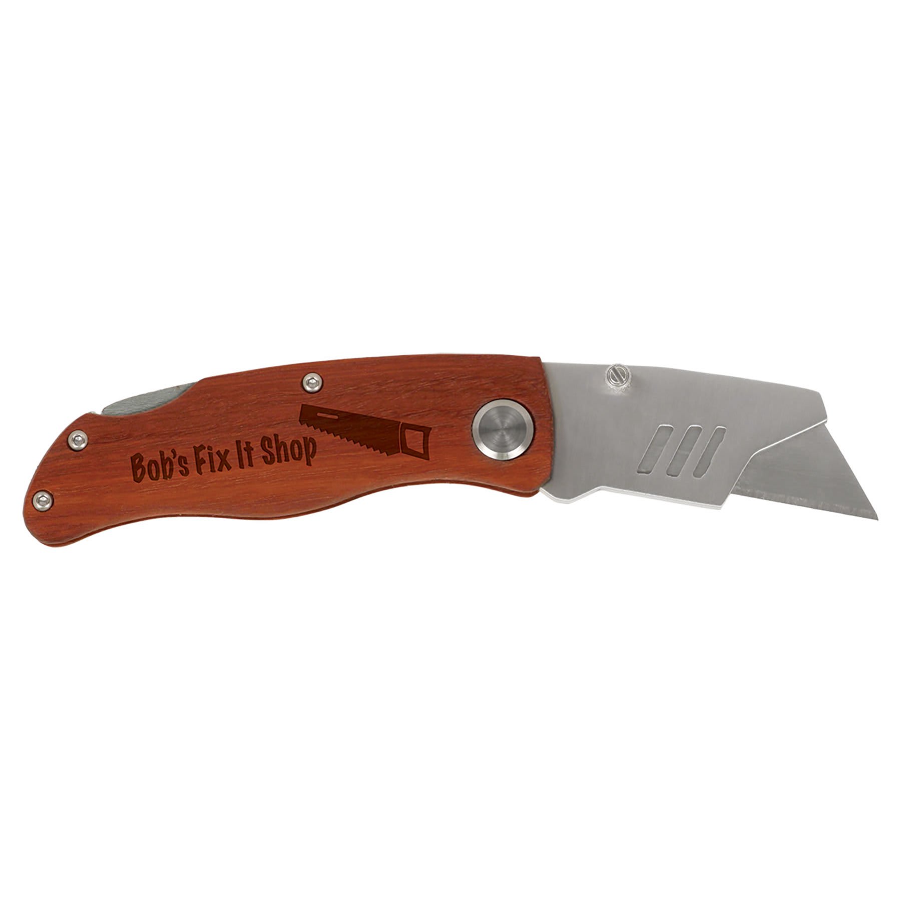 4″ Wood Handle Utility Knife -GFT 016