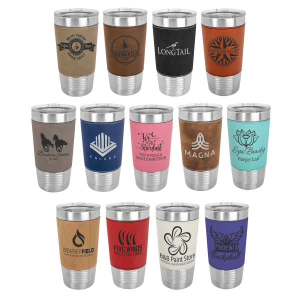 Polar Camel 20 Oz Laserable Leatherette Tumbler - LTM52