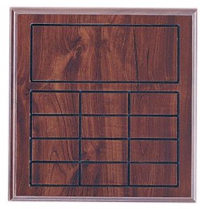 Blank Perpetual Plaque for 12 Plates - PPQ12