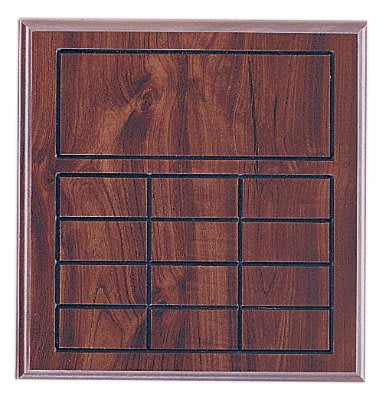 Blank Perpetual Plaque for 12 Plates – PPQ12