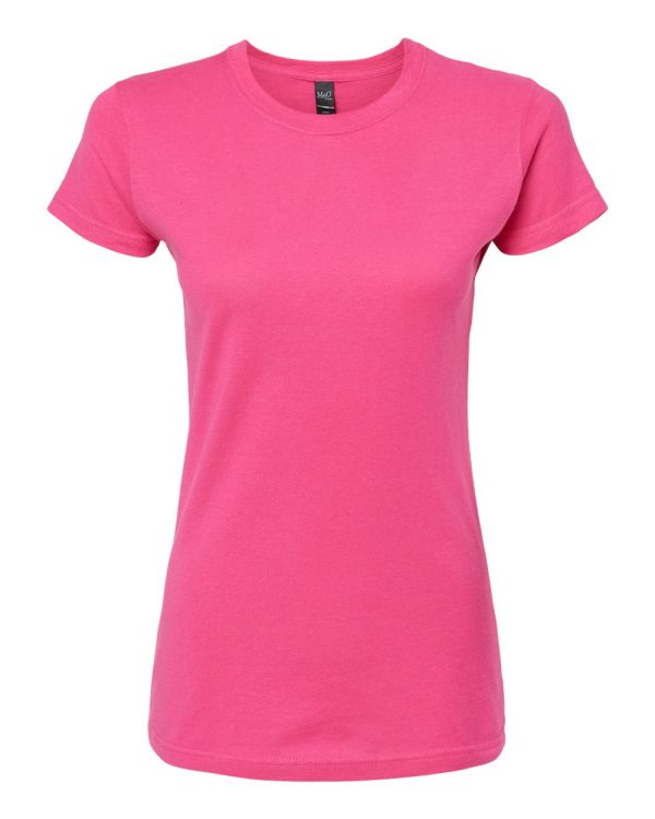 M&O Women's Fine Jersey T-Shirt -4513 - Image 9