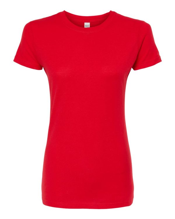 M&O Women's Fine Jersey T-Shirt -4513 - Image 7