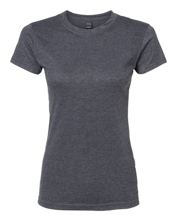 M&O Women's Fine Jersey T-Shirt -4513 - Image 4