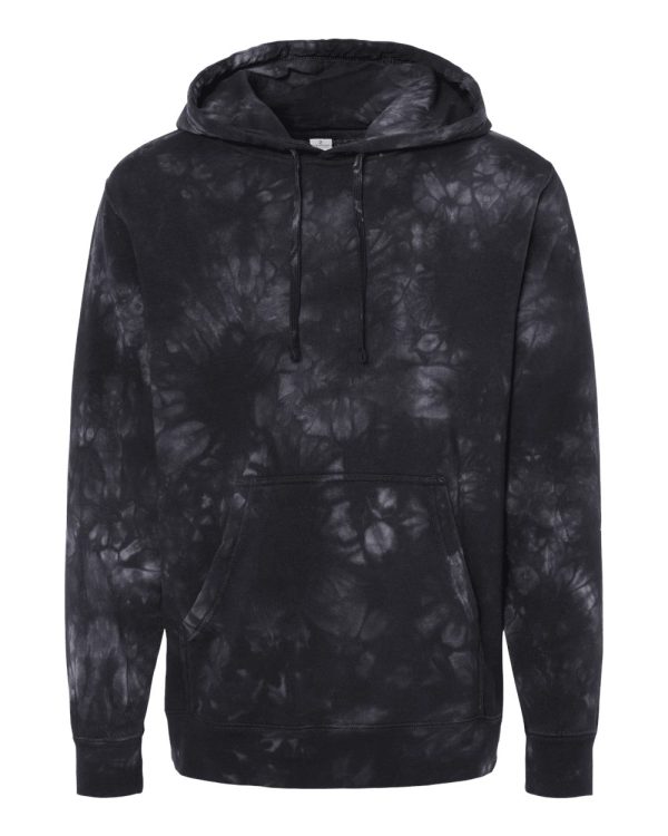 Midweight Tie-Dyed Hooded Sweatshirt PRM4500TD - Image 6