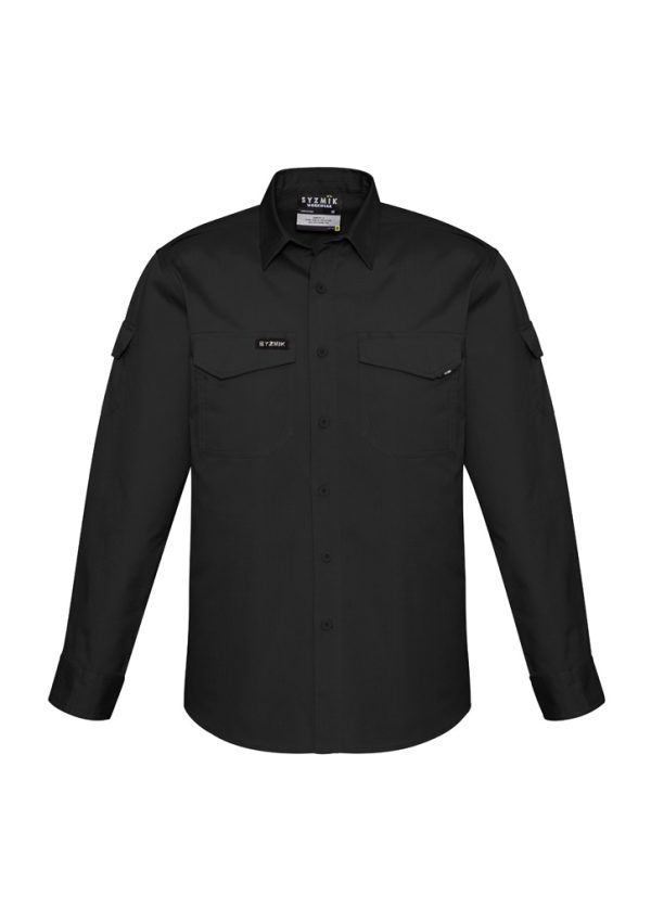 Syzmik Men's Rugged Cooling Long Sleeve Shirt ZW400 - Image 4