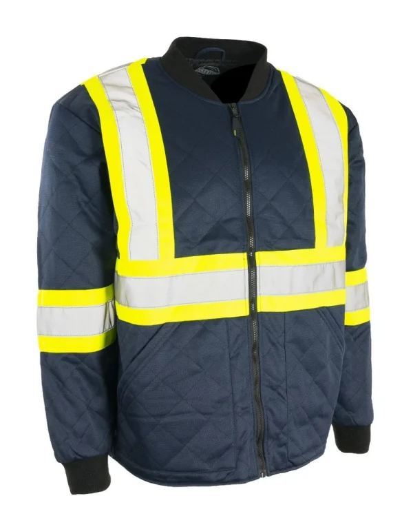 Hi Vis Safety Freezer Jacket 024-FJQ - Image 4