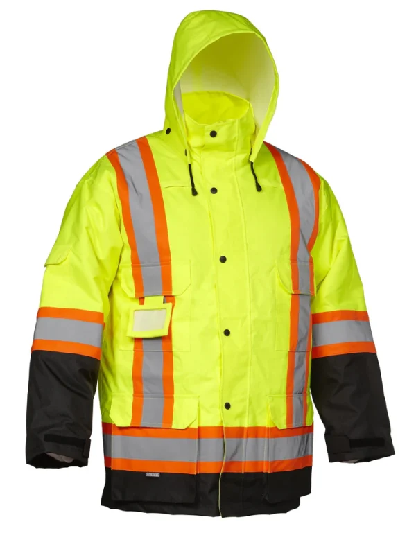 Hi Vis Safety Winter Cargo Parka 024-EN640R - Image 4