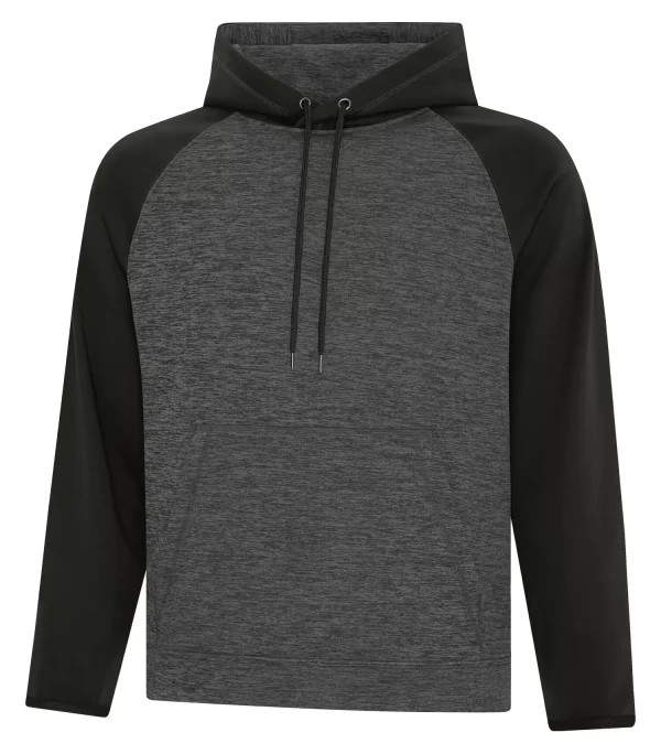 ATC Dynamic Heather Fleece Two Tone Hooded Sweatshirt - F2047 - Image 7