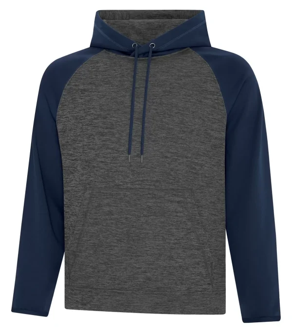 ATC Dynamic Heather Fleece Two Tone Hooded Sweatshirt - F2047 - Image 5