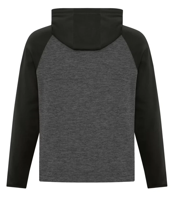 ATC Dynamic Heather Fleece Two Tone Hooded Sweatshirt - F2047 - Image 2