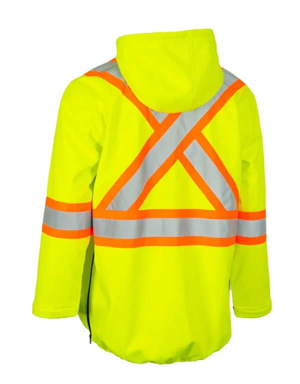 Hi Vis Safety Anorak Pullover Softshell - 023-EN178 - Image 5