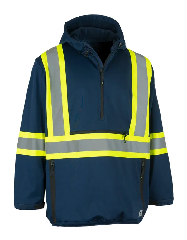 Hi Vis Safety Anorak Pullover Softshell - 023-EN178 - Image 7