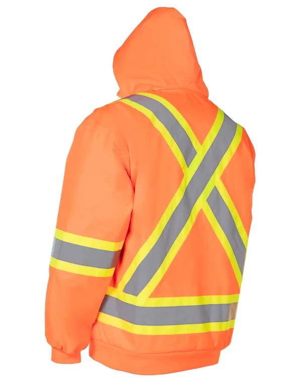 Hi-Vis 6-in-1 Driver's Jacket with Removable Bomber - 024-EN610RAOR6 - Image 5