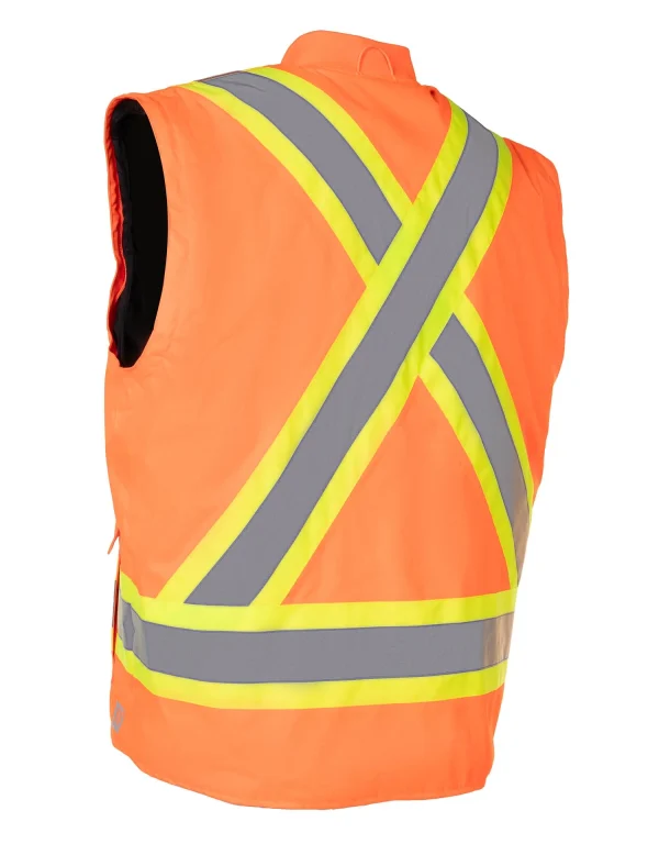 Hi-Vis 6-in-1 Driver's Jacket with Removable Bomber - 024-EN610RAOR6 - Image 6