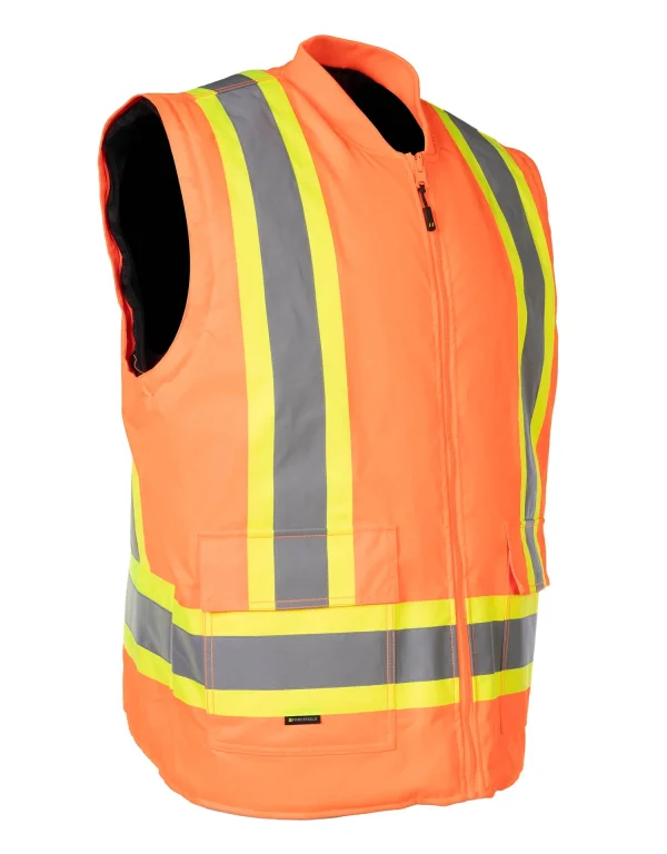 Hi-Vis 6-in-1 Driver's Jacket with Removable Bomber - 024-EN610RAOR6 - Image 7