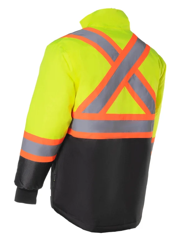 Hi Vis Lightweight Safety Freezer Jacket - 024-FGFJQLY - Image 3