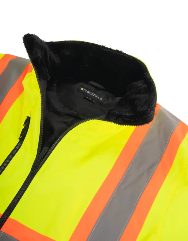 Hi Vis Lightweight Safety Freezer Jacket - 024-FGFJQLY - Image 2