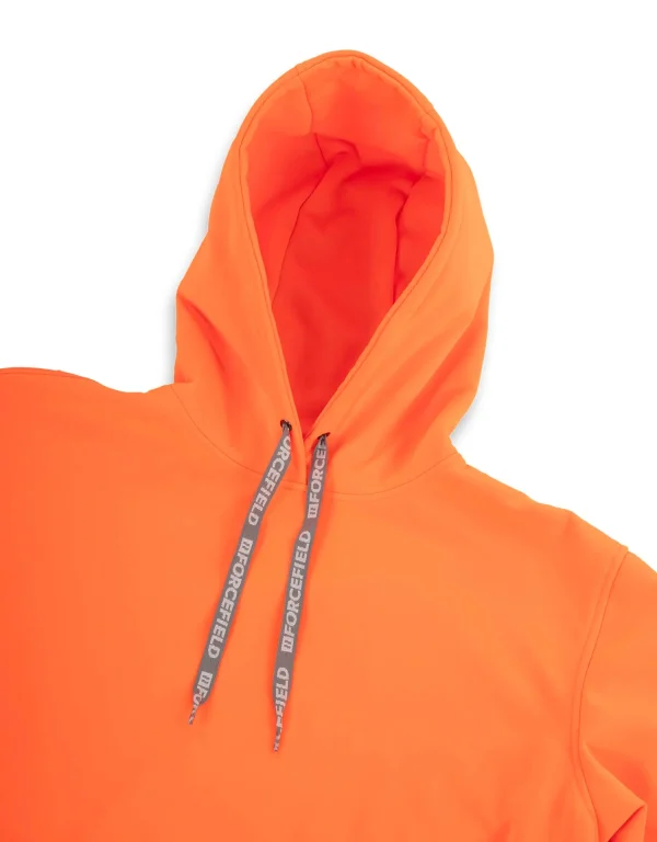 Hi Vis Orange Pullover Forcefield Logo Sleeve Graphic Hoodie - 024-P835ORNTFF - Image 3
