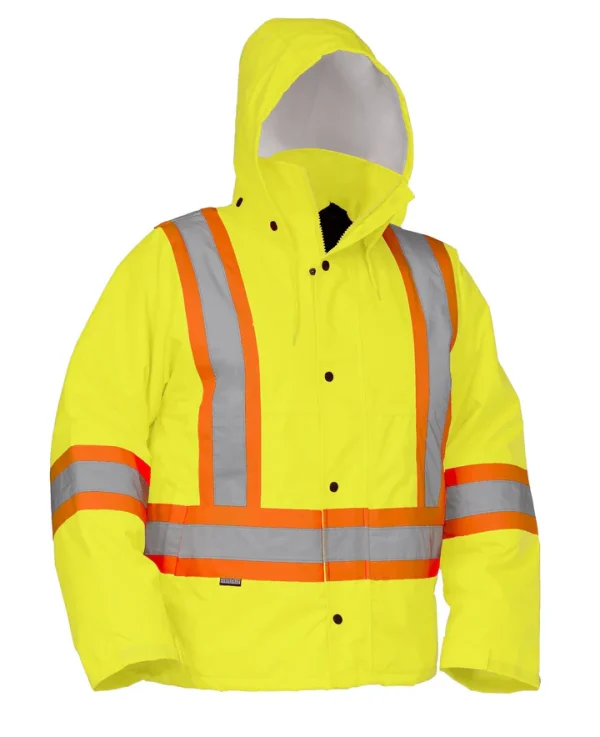 Hi Vis Safety Driver's Jacket - 024-EN610R - Image 6