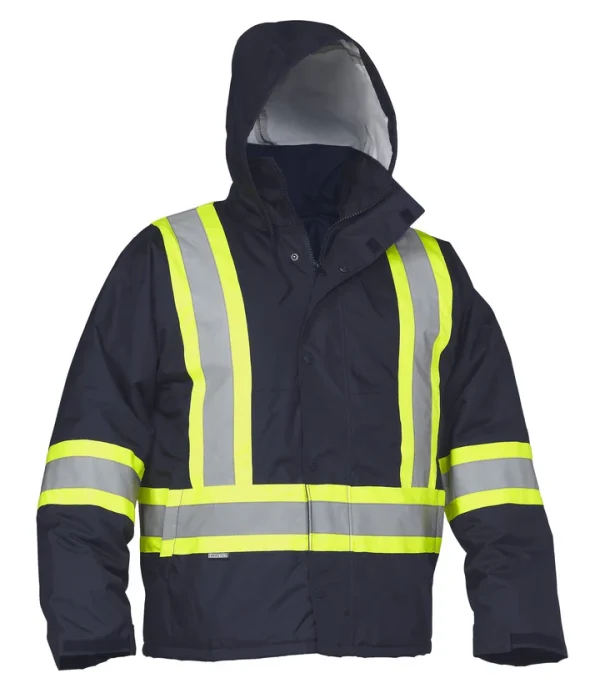Hi Vis Safety Driver's Jacket - 024-EN610R - Image 5