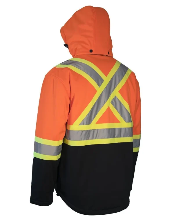 Hi Vis Softshell Winter Safety Jacket - 023-EN158 - Image 2