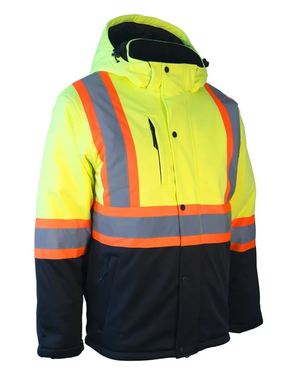 Hi Vis Softshell Winter Safety Jacket - 023-EN158 - Image 8