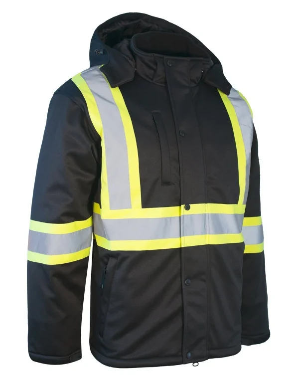 Hi Vis Softshell Winter Safety Jacket - 023-EN158 - Image 6