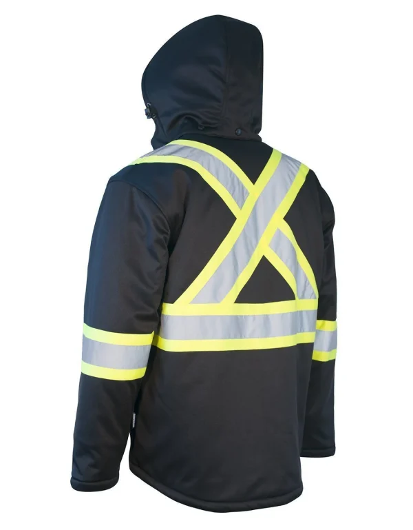 Hi Vis Softshell Winter Safety Jacket - 023-EN158 - Image 5