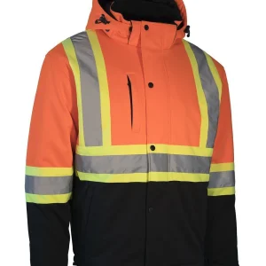 Hi Vis Winter Softshell Heated Jacket - 023-EN158HJ