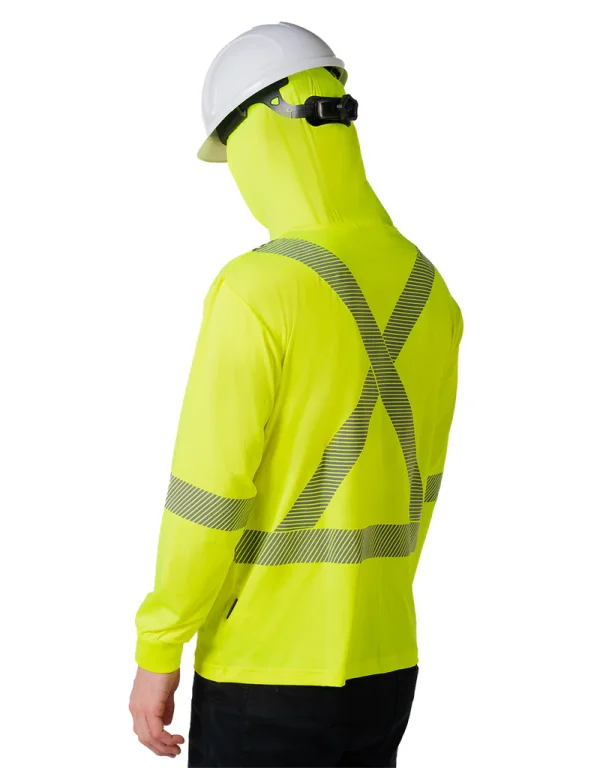 Hooded Long Sleeve Ultrasoft Technical Tee - 022-SPXCSA - Image 4