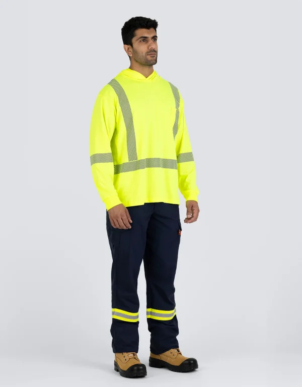 Hooded Long Sleeve Ultrasoft Technical Tee - 022-SPXCSA - Image 11