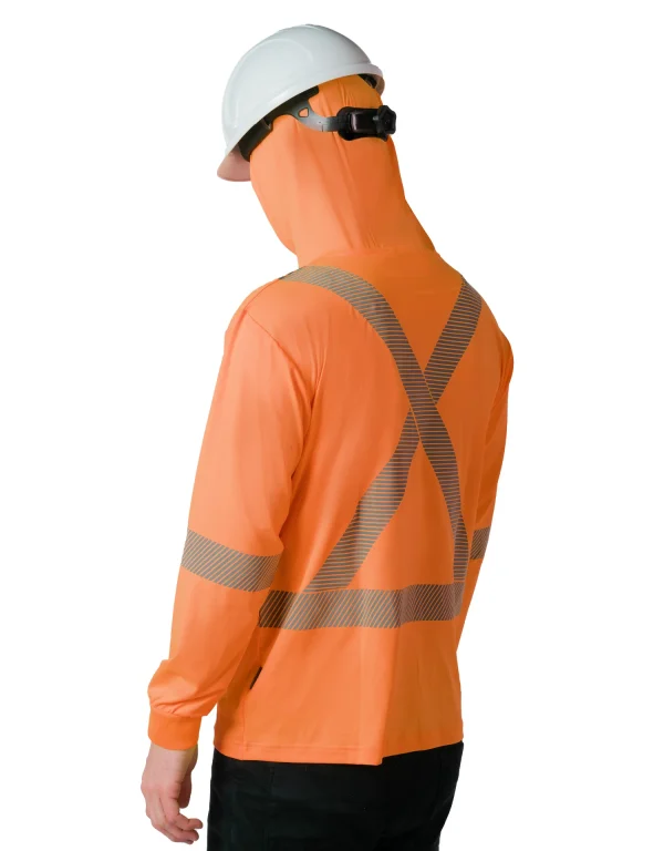Hooded Long Sleeve Ultrasoft Technical Tee - 022-SPXCSA - Image 3