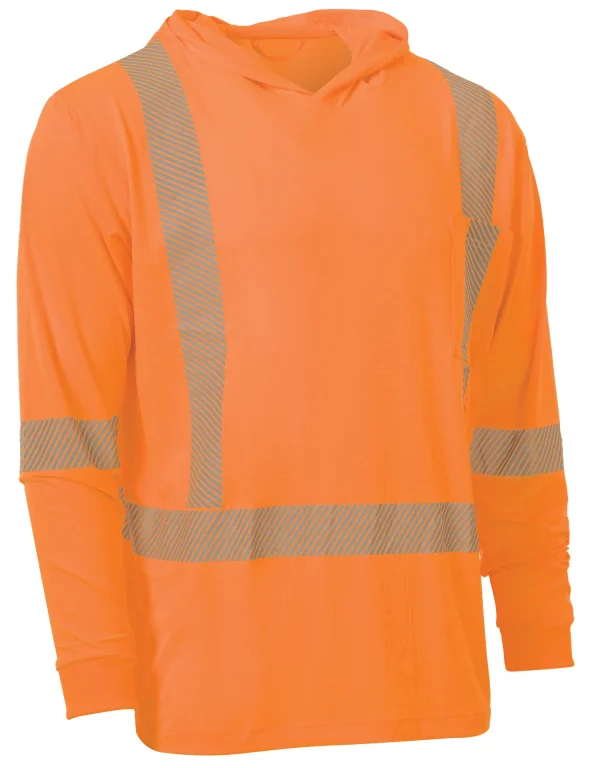 Hooded Long Sleeve Ultrasoft Technical Tee - 022-SPXCSA - Image 2