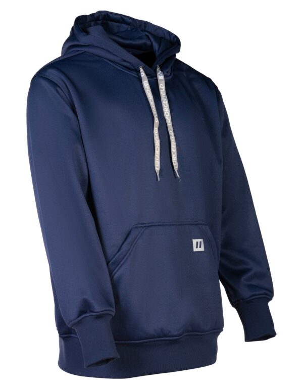 Premium Polyester Fleece Pullover Hoodie with Double-Lined Hood - 024-P835NVNT - Image 2