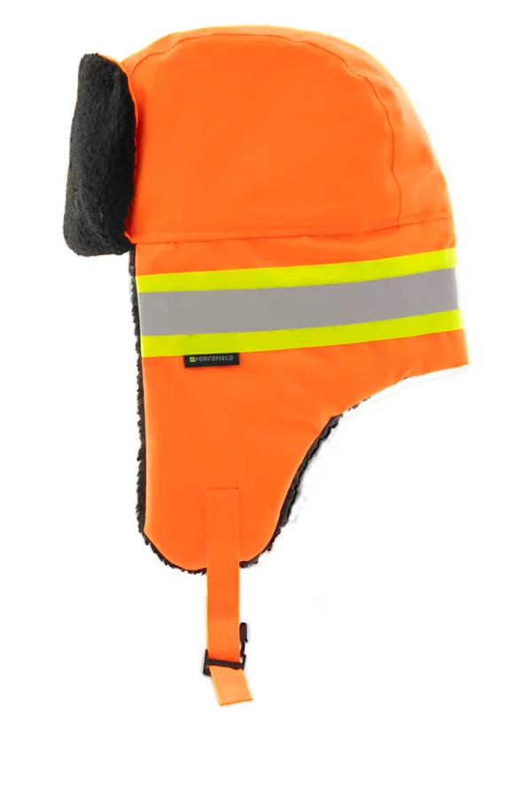 Hi Vis Orange Trapper Hat - 036-HVHH - Image 2