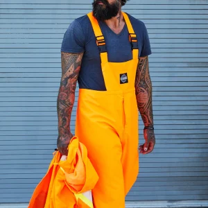 Hi Vis Safety Rain Overall - 023-HVRBP
