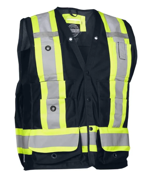 Hi Vis Safety Surveyor's Vest - 022-TVSURV168 - Image 2