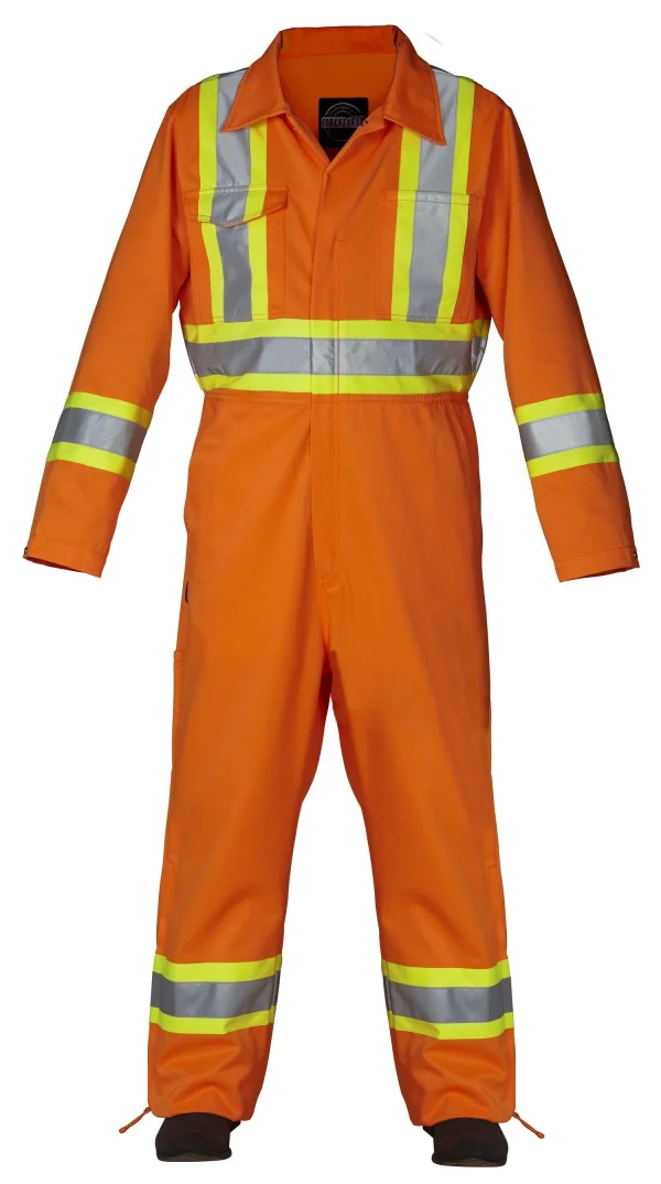 Hi Vis Safety Unlined Coverall - 024-OR145