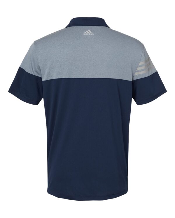 Adidas - Heathered 3-Stripes Colorblocked Polo - A213 - Image 7