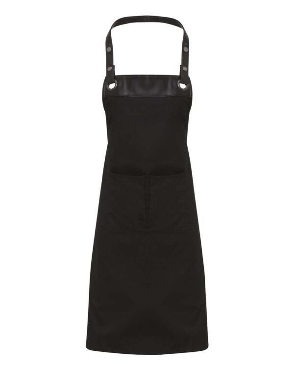 Artisan Collection by Reprime - Espresso Bib Apron with Pocket - RP123 - Image 7