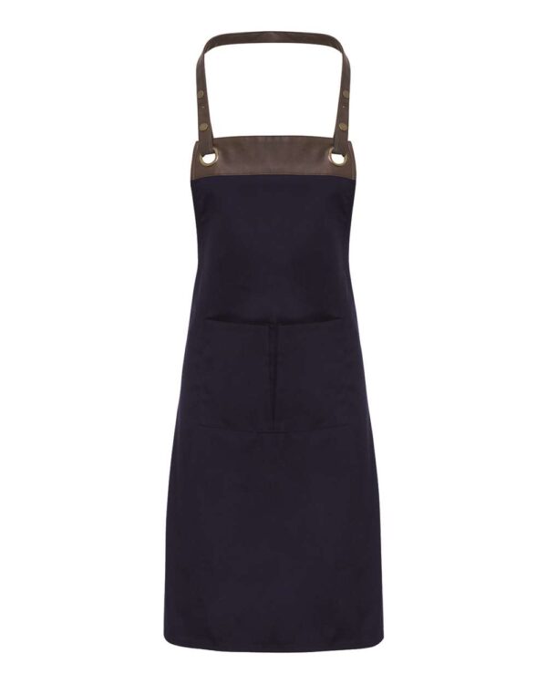 Artisan Collection by Reprime - Espresso Bib Apron with Pocket - RP123 - Image 4