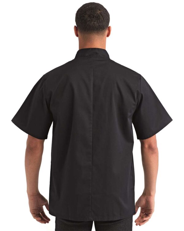 Artisan Collection by Reprime - Ten Studded Front Chef Short Sleeve Coat - RP664 - Image 5