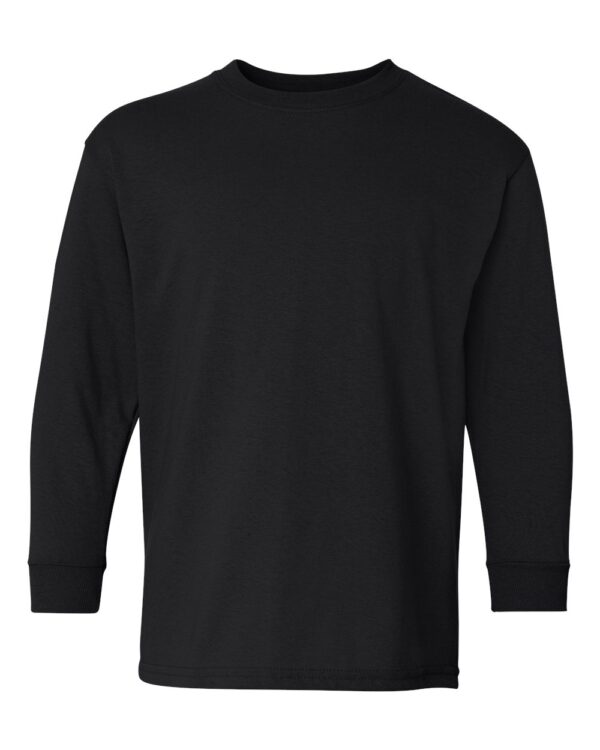 Gildan - Heavy Cotton Youth Long Sleeve T-Shirt - 5400B - Image 10
