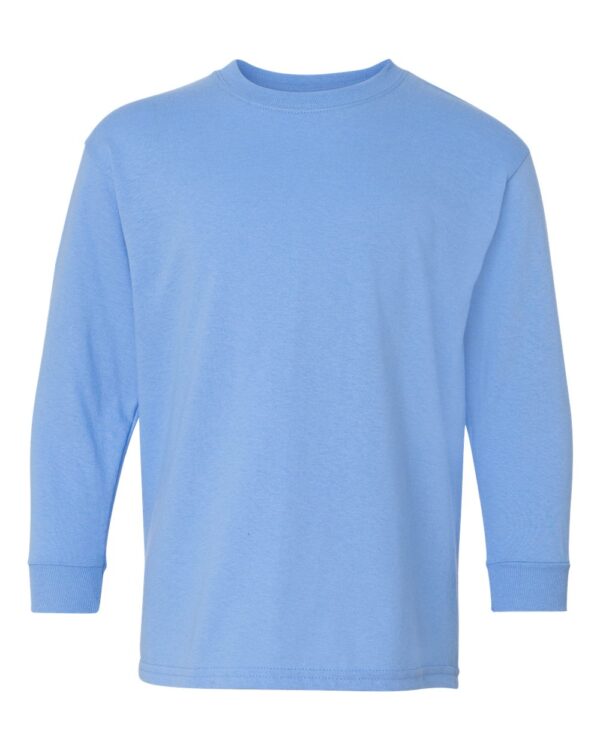 Gildan - Heavy Cotton Youth Long Sleeve T-Shirt - 5400B - Image 9