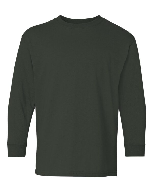 Gildan - Heavy Cotton Youth Long Sleeve T-Shirt - 5400B - Image 8